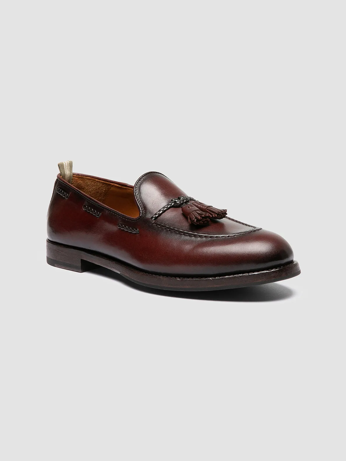 IVIES 002 - Dark Brown Leather Tassel Loafers Neutral Presence Elite Sharp