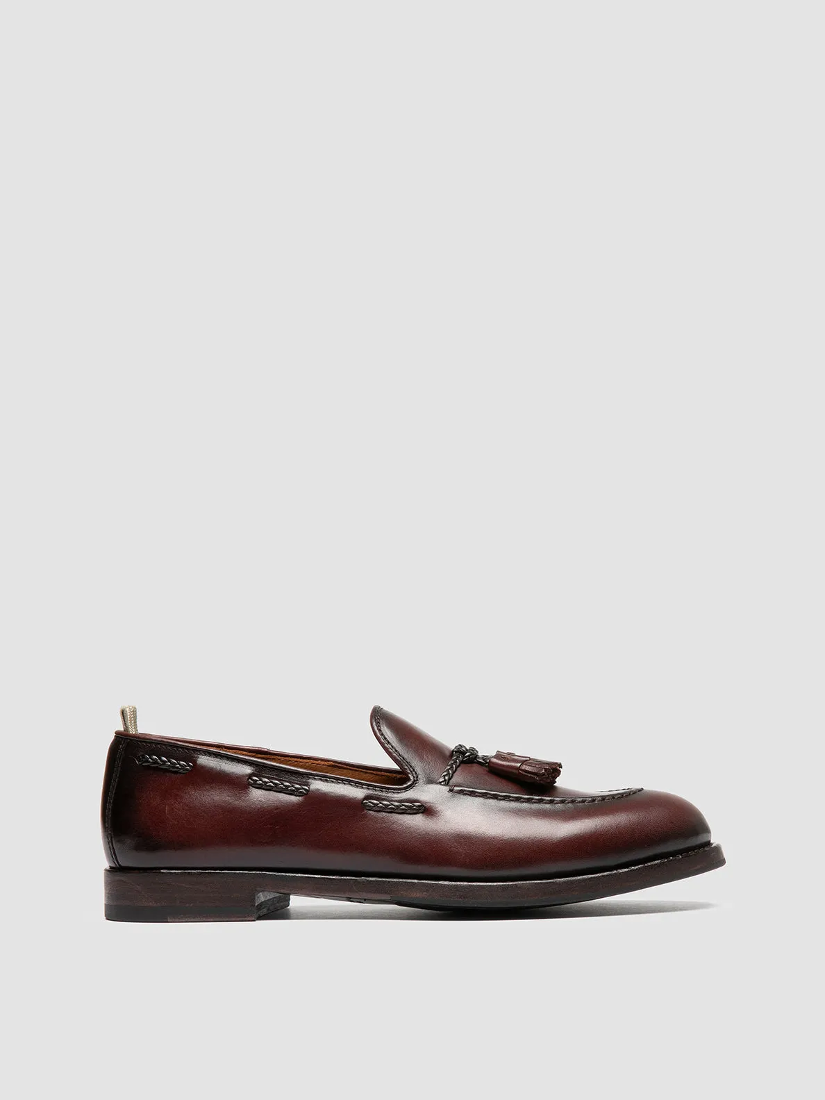 IVIES 002 - Dark Brown Leather Tassel Loafers Versatile Style