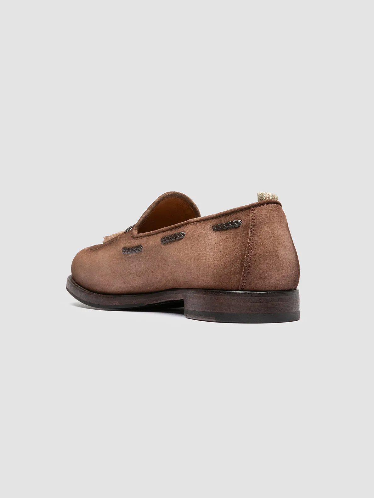 Nordic Line IVIES 002 - Light Brown Suede Tassel Loafers