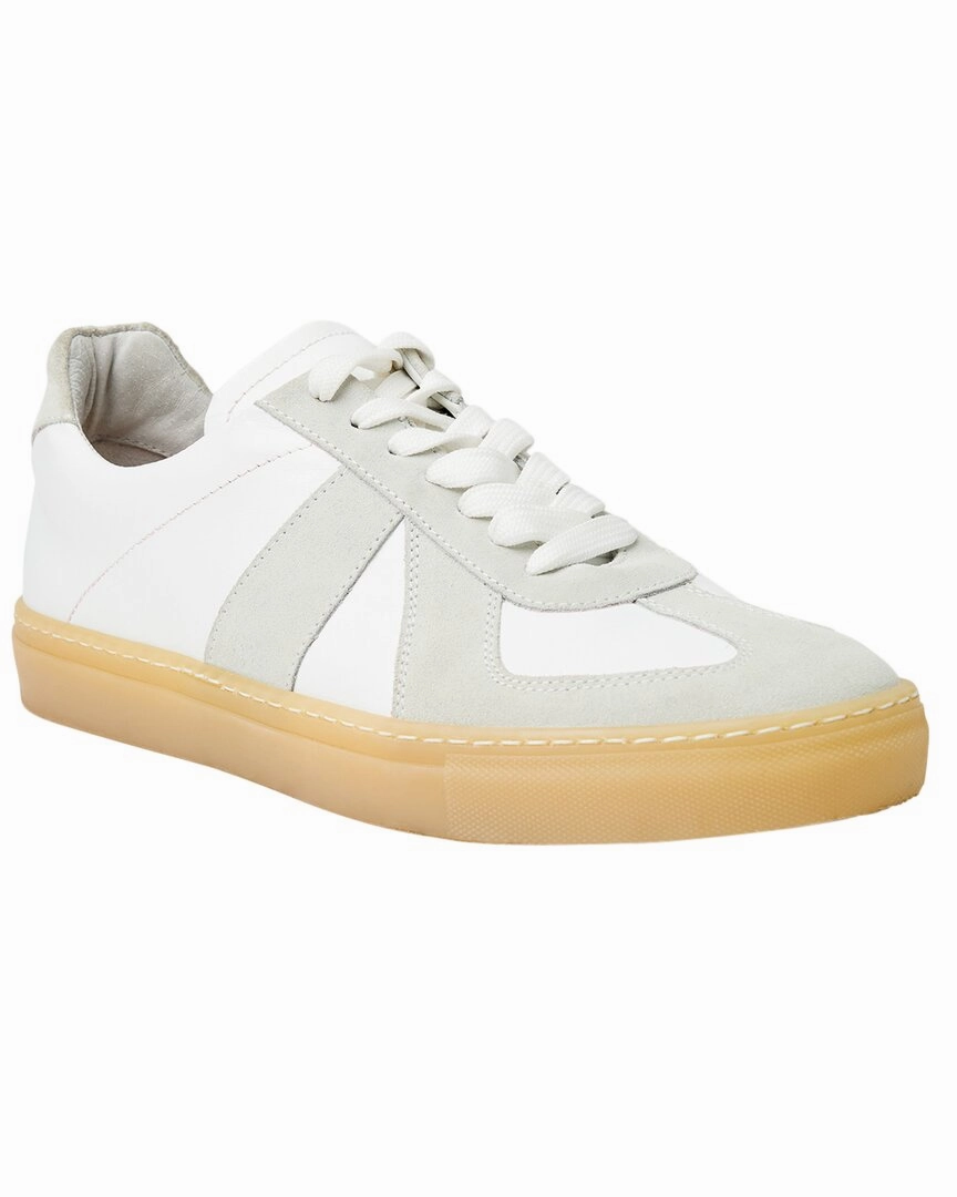 running for sports festivals J.McLaughlin Cadet Trainer Suede Sneaker