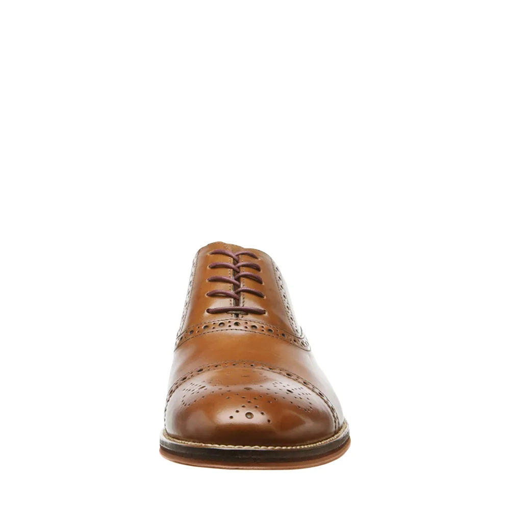 Subtle Match Johnston & Murphy Men's Conard 2.0 Cap Toe Oxford in Tan