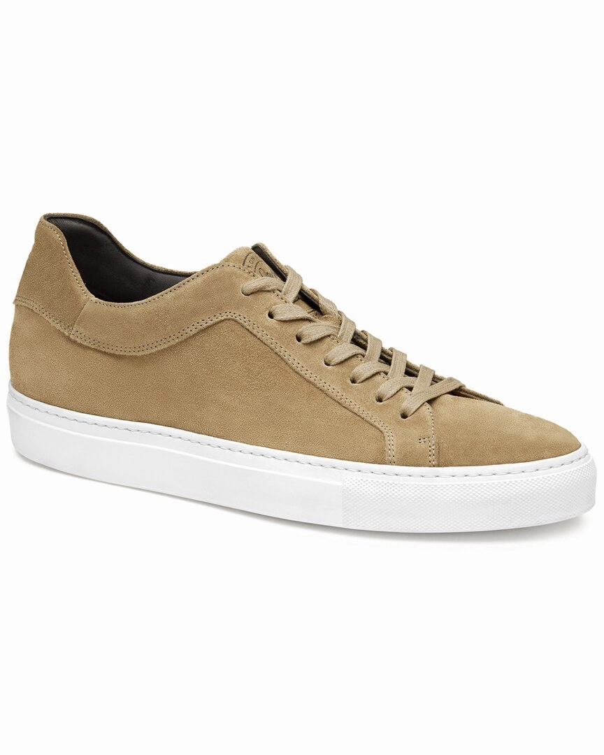luxury - feel Johnston & Murphy Jared Lace-To-Toe Suede Sneaker