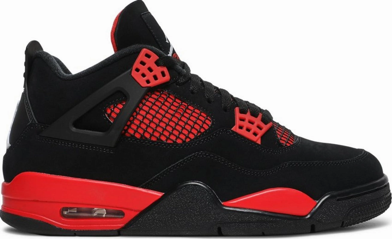 full - length running option Dynamic Shoes Jordan 4 Retro Red Thunder