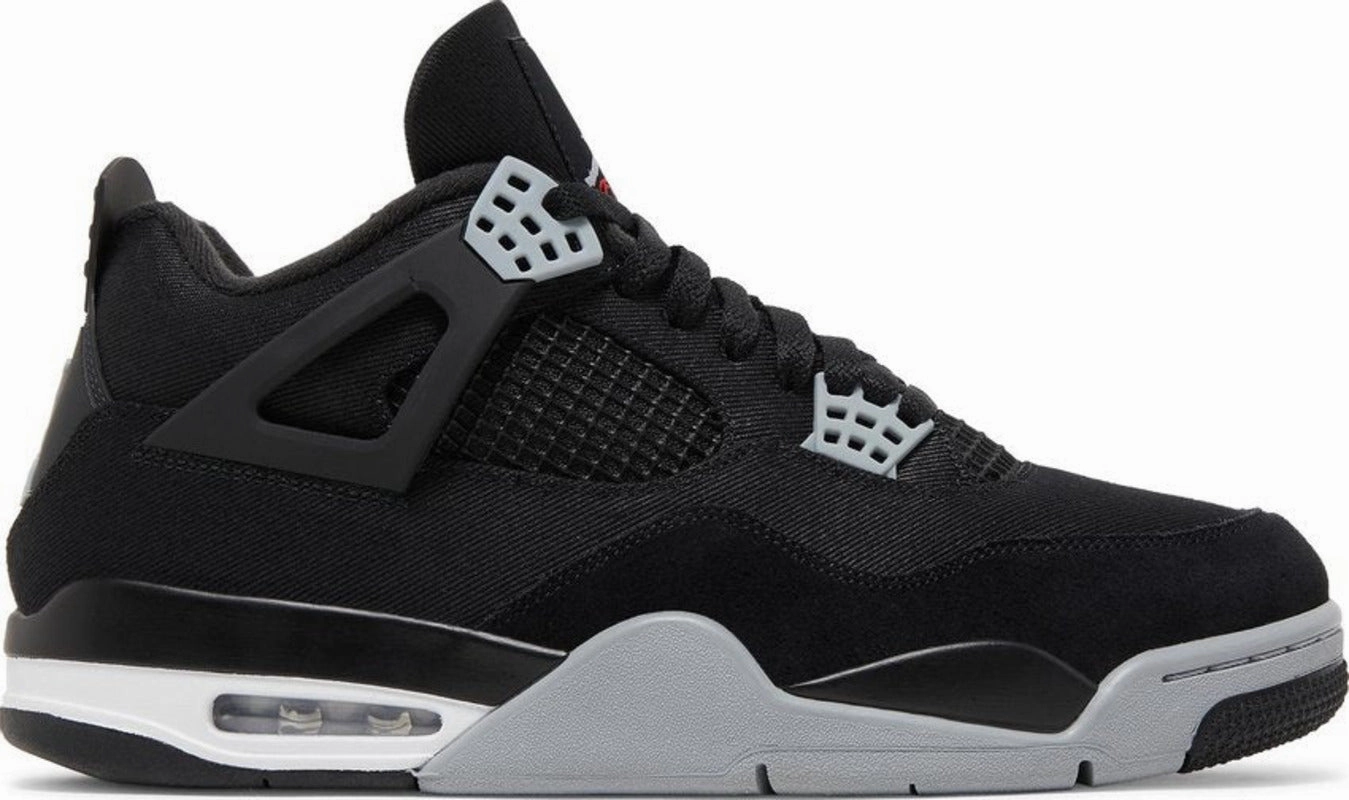 Jordan 4 Retro SE Black Canvas running in fun runs shoes