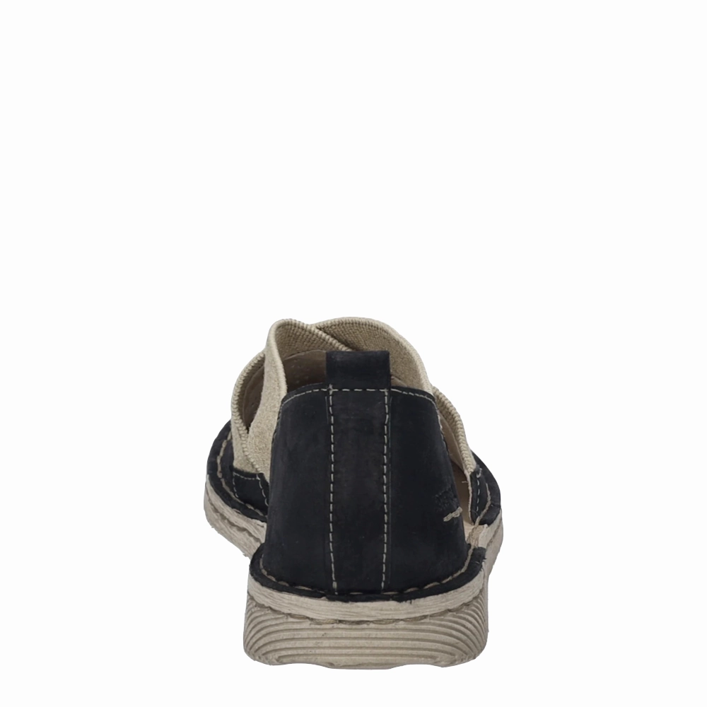 Walk Smart Josef Seibel Women's Sofie 44 Cross Strap Slip On in Black