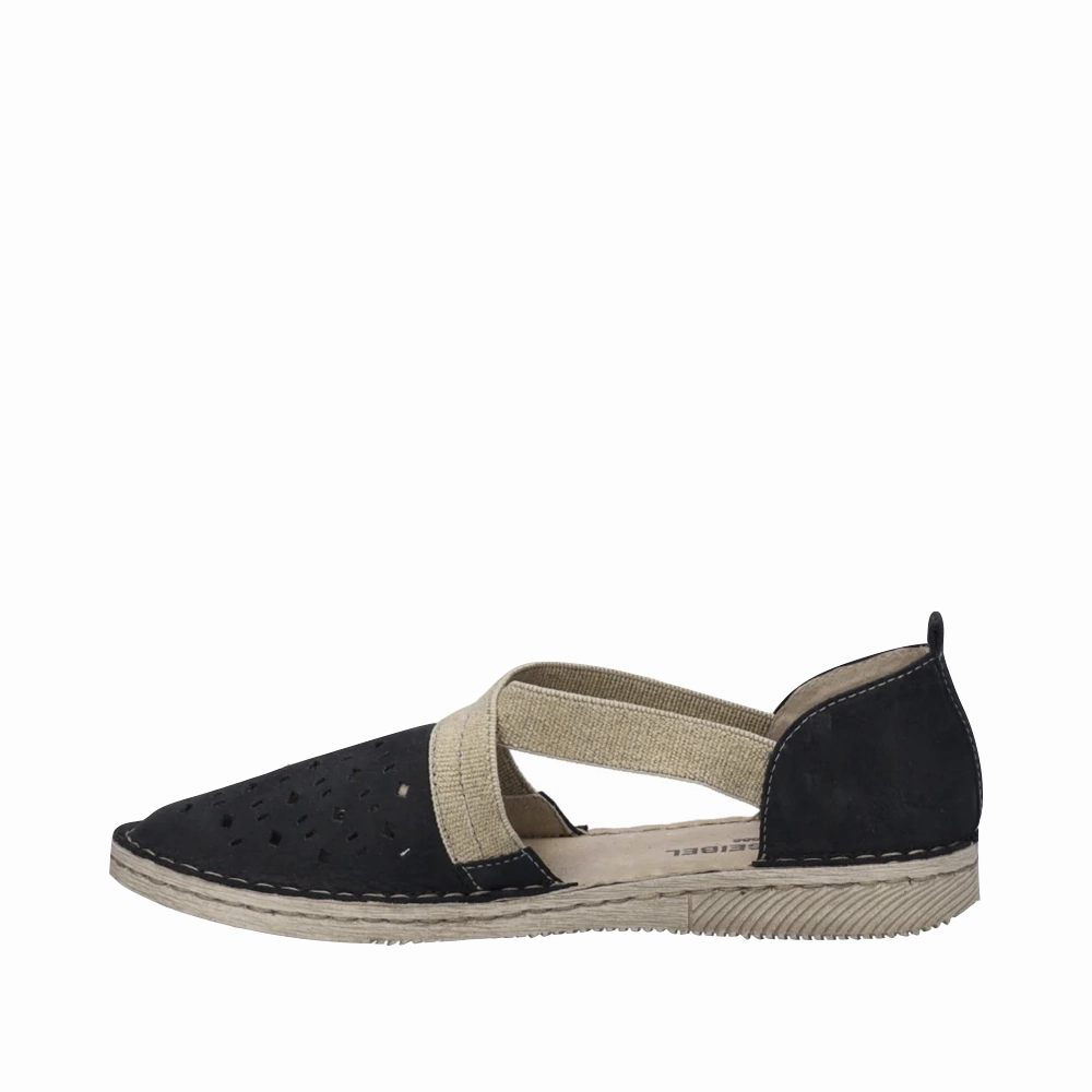 Guide Hike Canyon Path Josef Seibel Women's Sofie 44 Cross Strap Slip On in Black