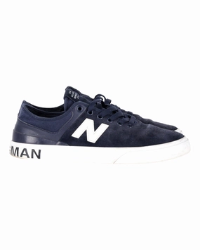 Junya Watanabe MAN x New Balance Comp 100 Sneakers in Navy Blue Suede Hill - running