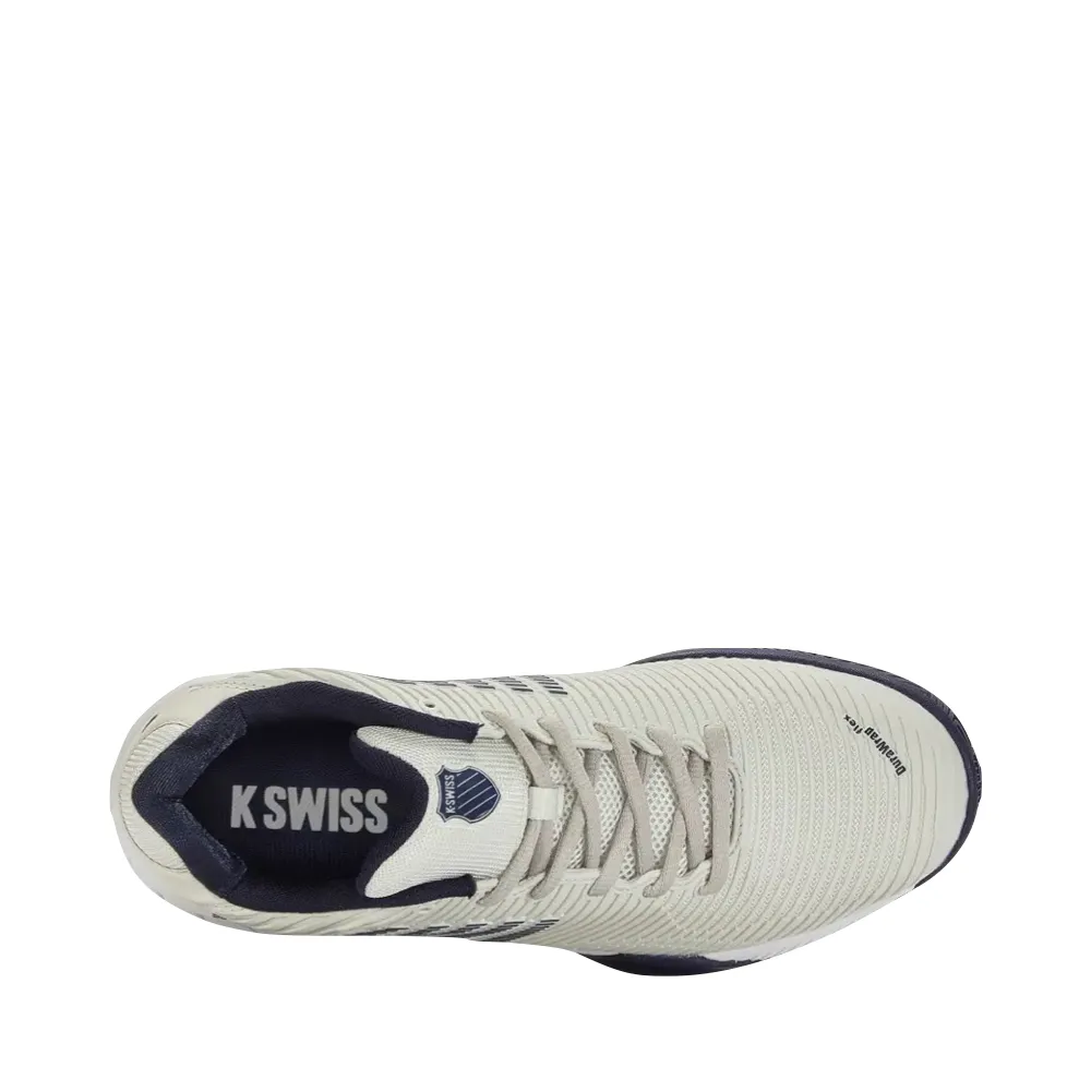 portable shoe benefit zipper - closure running shoes K-Swiss Men's Hypercourt Express 2 Sneaker in Vaporous Gray/White/Peacoat
