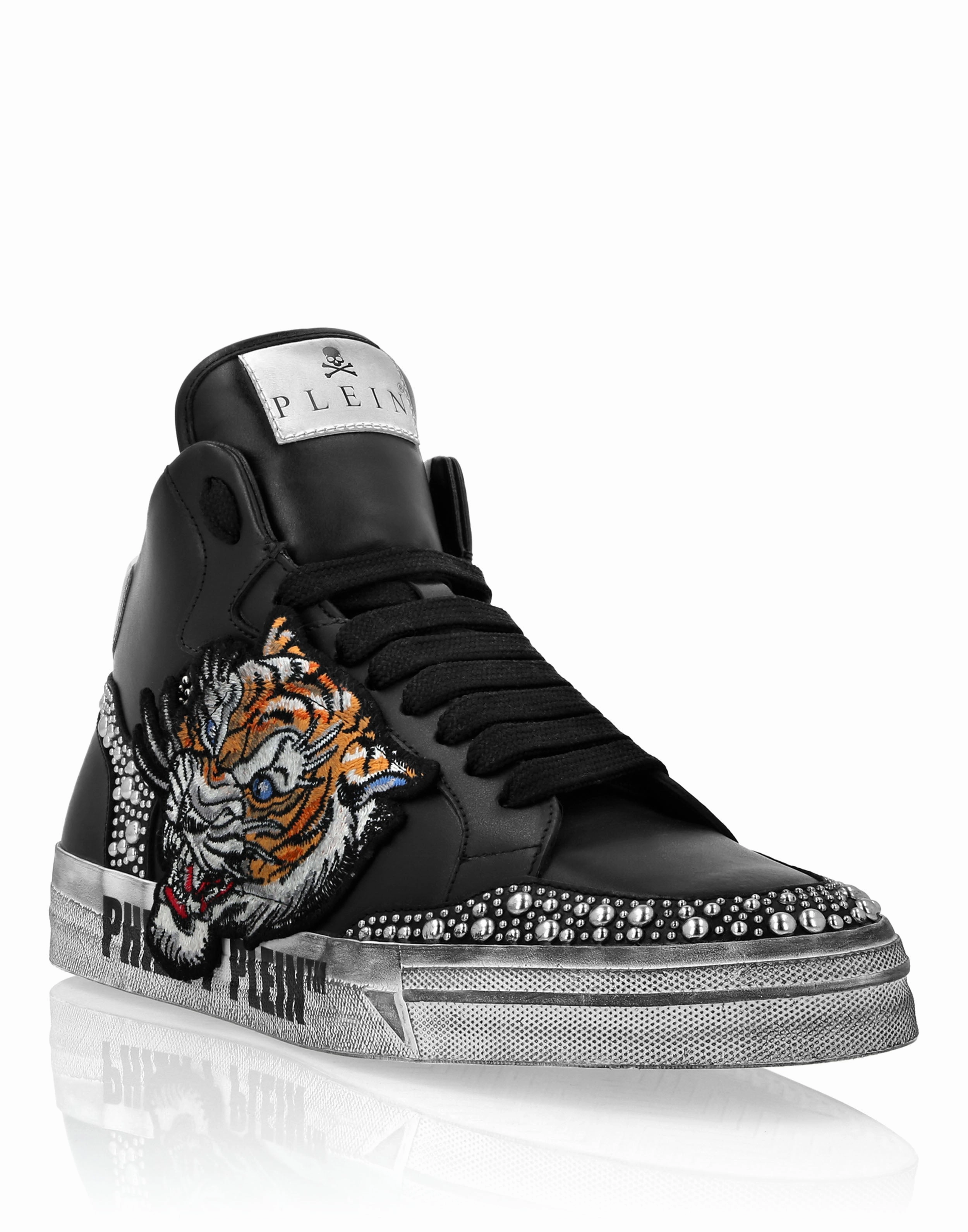 Leather Hi-Top Sneakers Retrokickz Tiger professionals