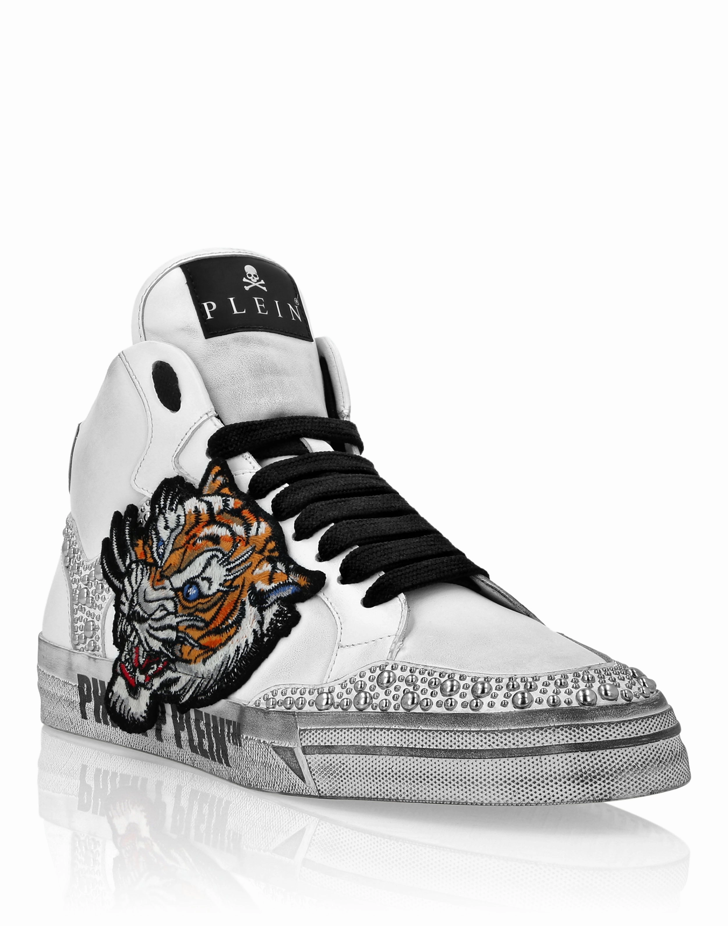 Leather Hi-Top Sneakers Retrokickz Tiger improved circulation