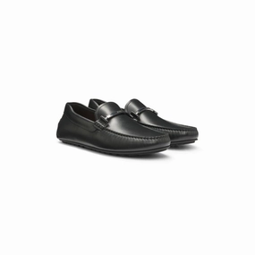 Leather loafers with branded hardware leather sole shoes running for health shoes