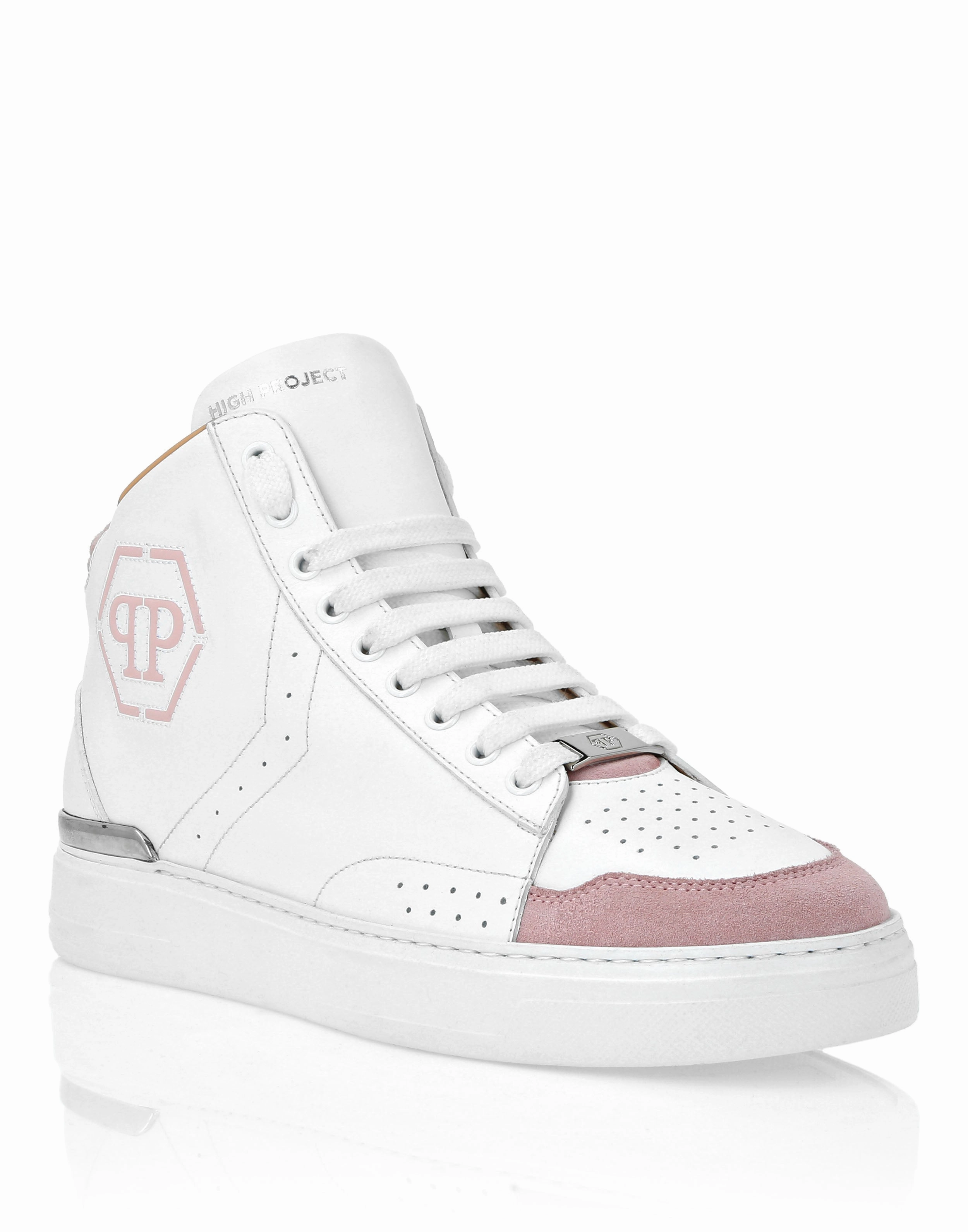Stair Workout Sperry Top-Sider Leather Mid-Top Sneakers Hexagon