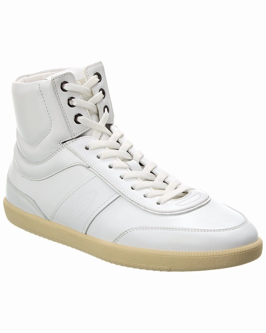 TOD??s Leather High-Top Sneaker sports tops Social Sharing