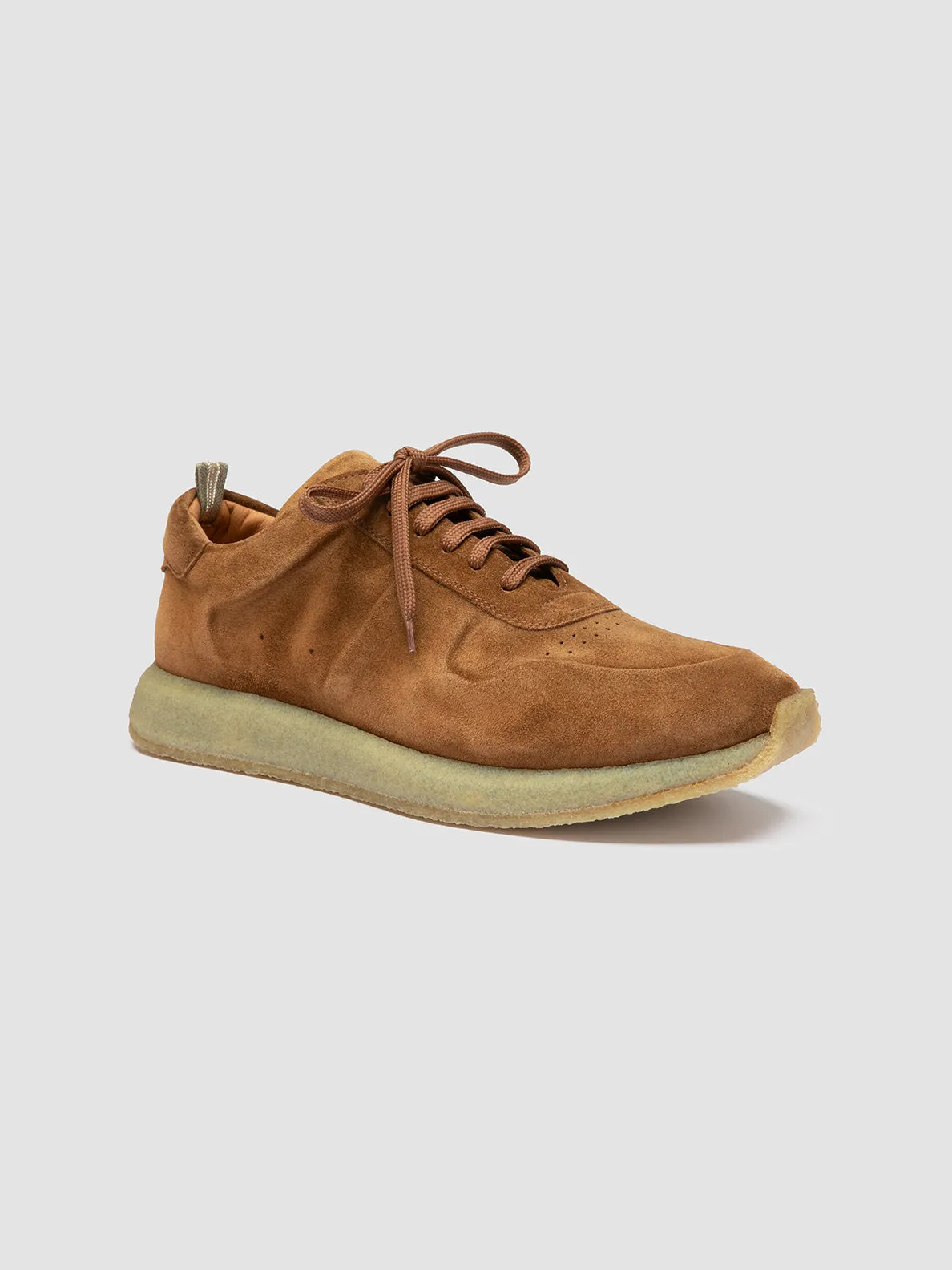 LEGEND 001 - Brown Suede Low Top Sneakers cleated shoes