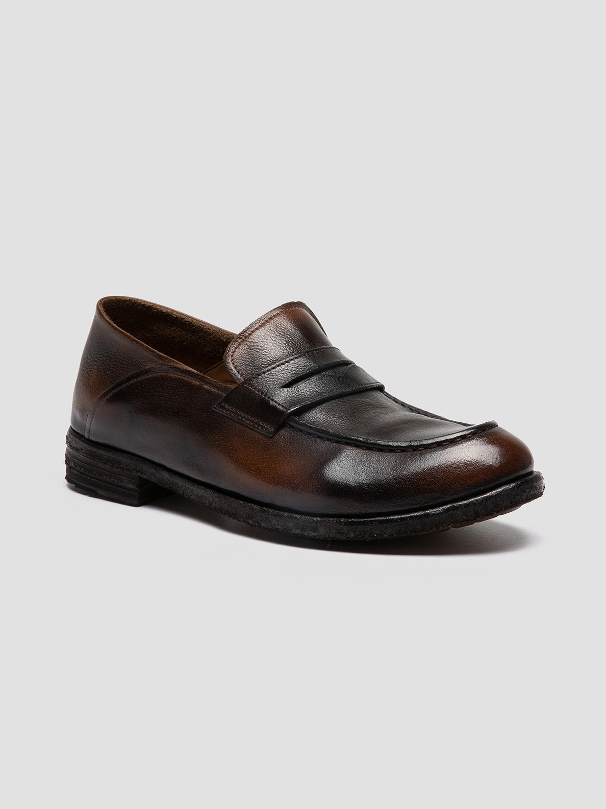 Real Shade LEXIKON 140 - Coffee Leather Penny Loafers