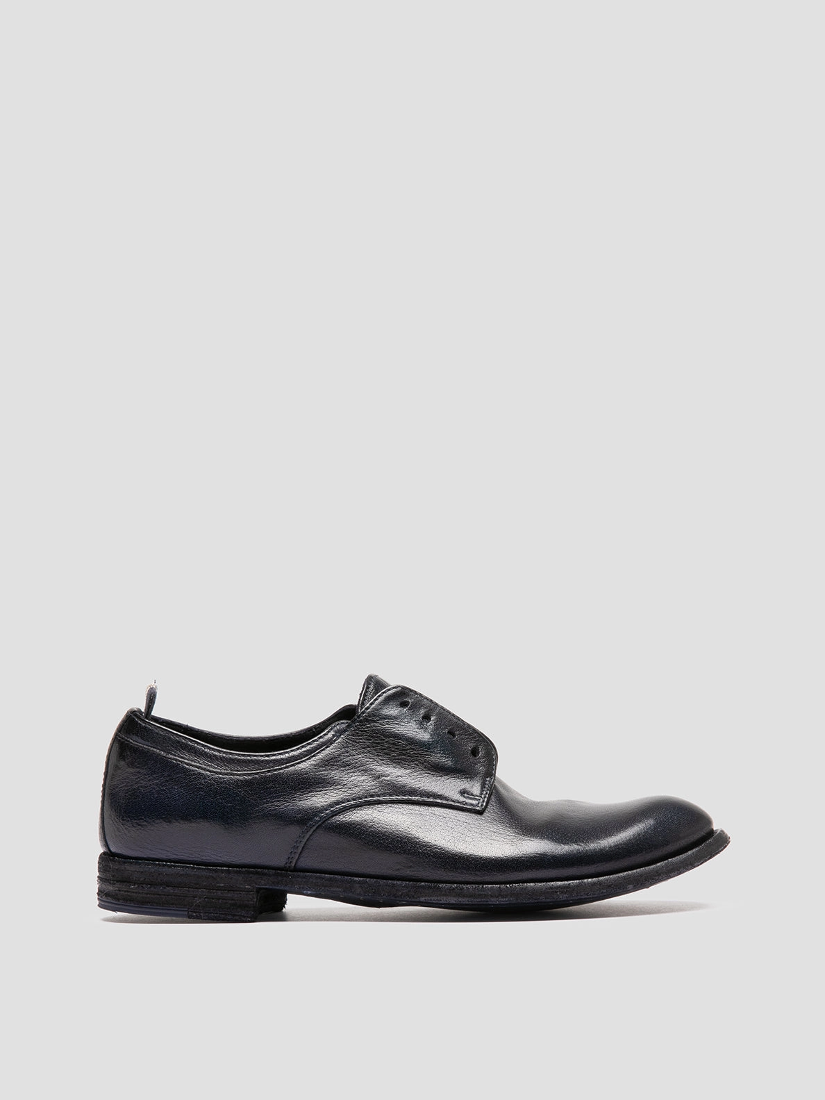 Classic Outfit Lace Up Style LEXIKON 501 - Navy Leather Derby Shoes
