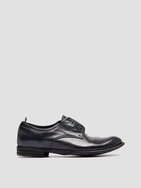 Classic Outfit Lace Up Style LEXIKON 501 - Navy Leather Derby Shoes