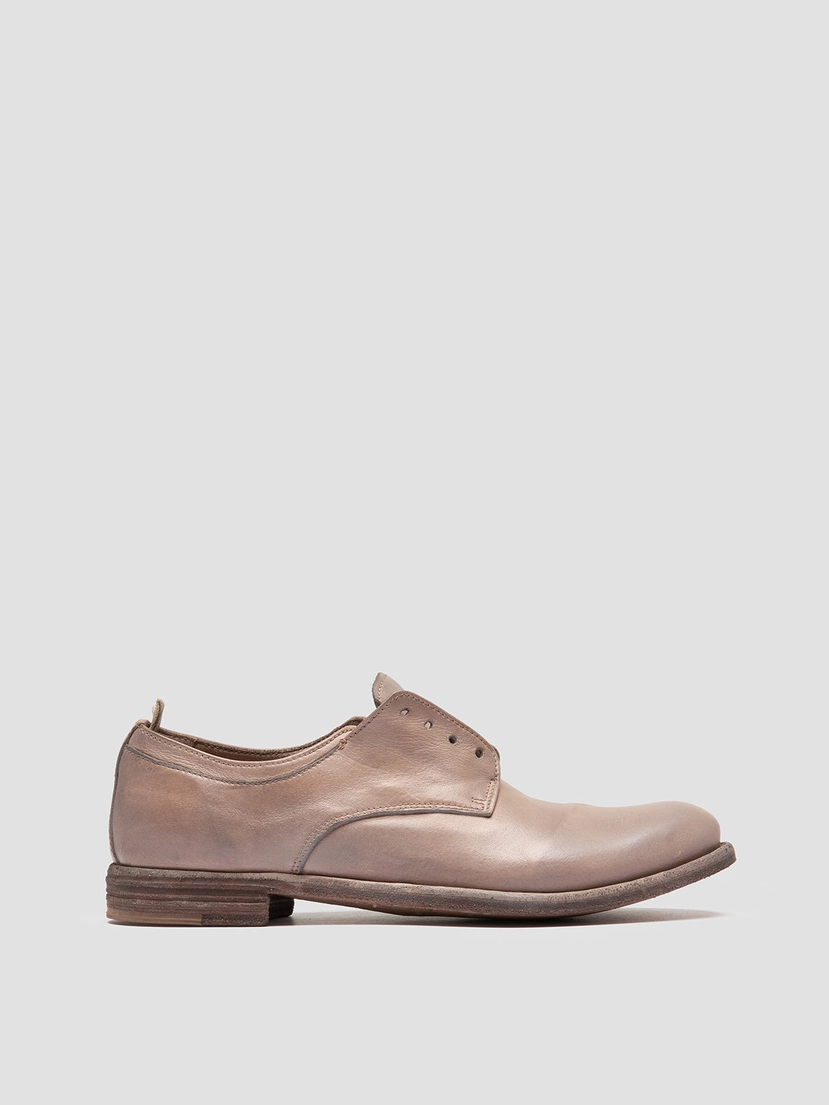 LEXIKON 501 - TaupeLeather derby Shoes Long Form