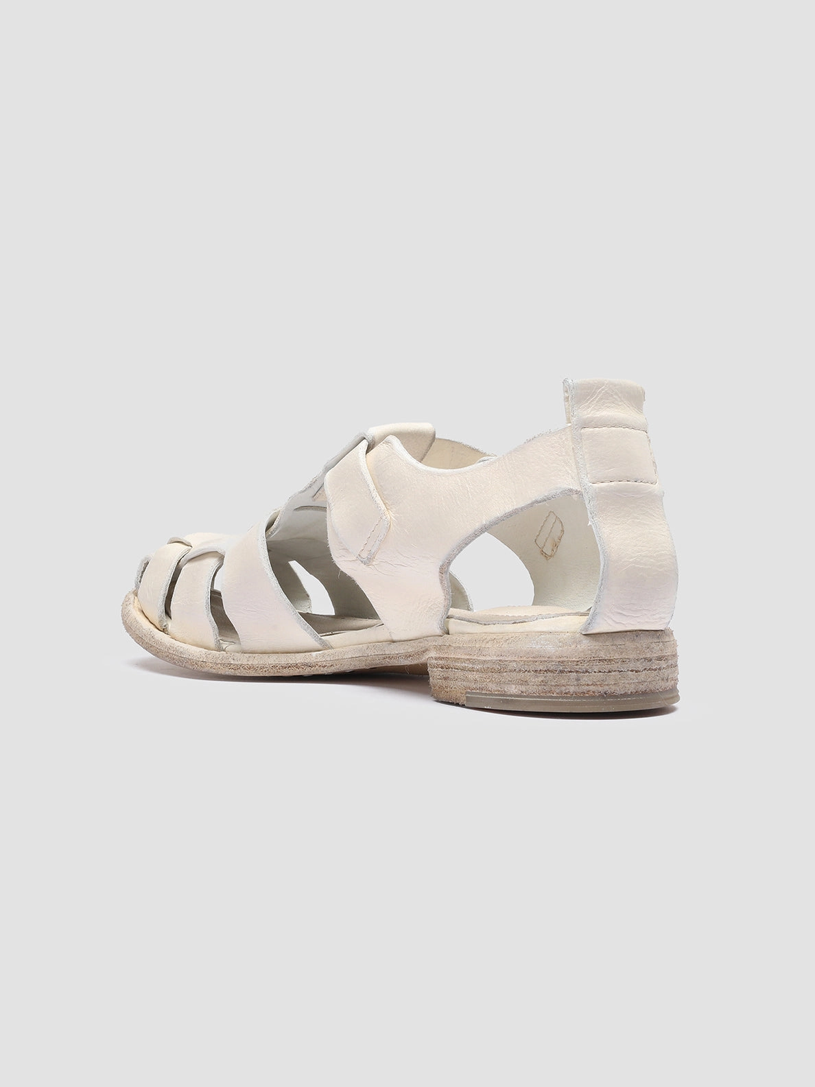 All Fit LEXIKON 536 - White Leather Sandals