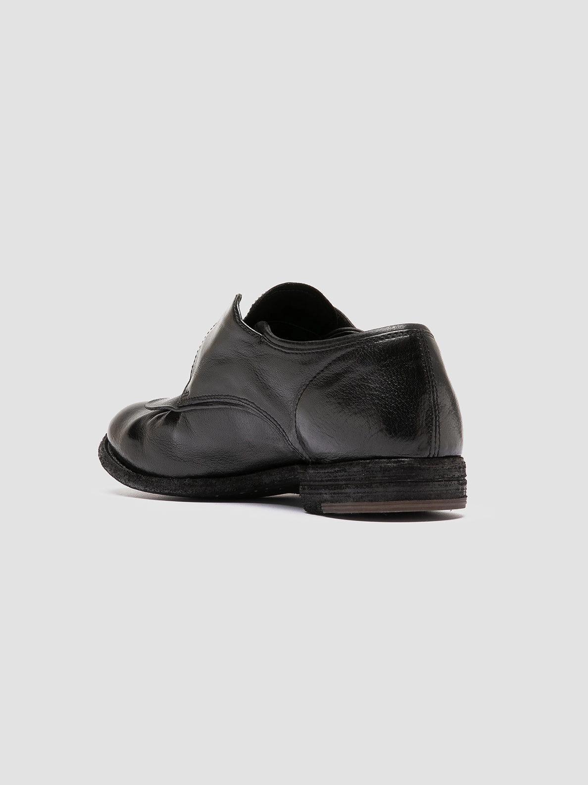 Calm Motion LEXIKON 550 - Black Leather Derby Shoes