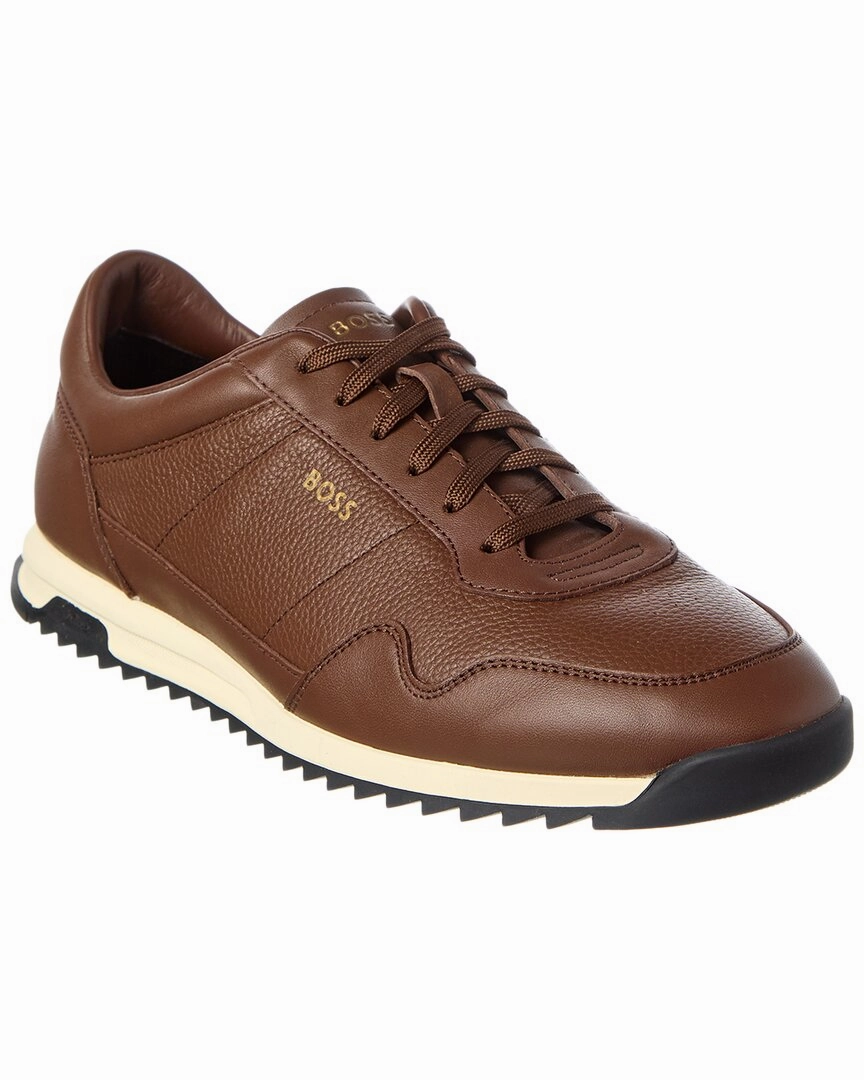 Hugo Boss Zayn Leather Sneaker fartlek running