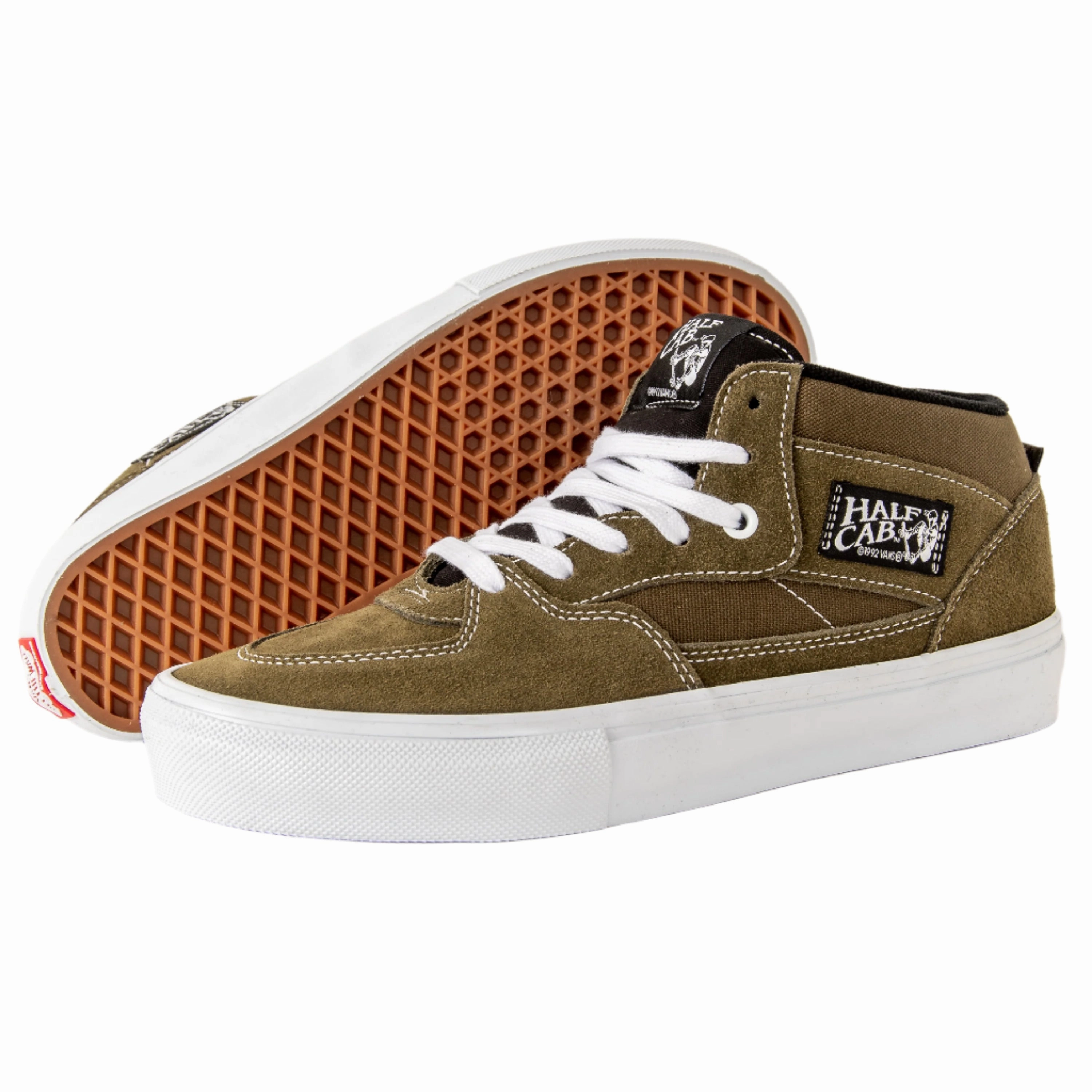Multi - surface Vans - Skate Half Cab (Dark Olive)*SALE
