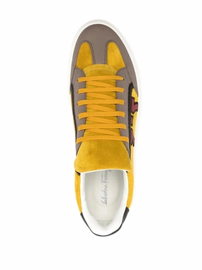 Ferragamo Gancini Colour-Block Sneakers anti - fatigue shoes