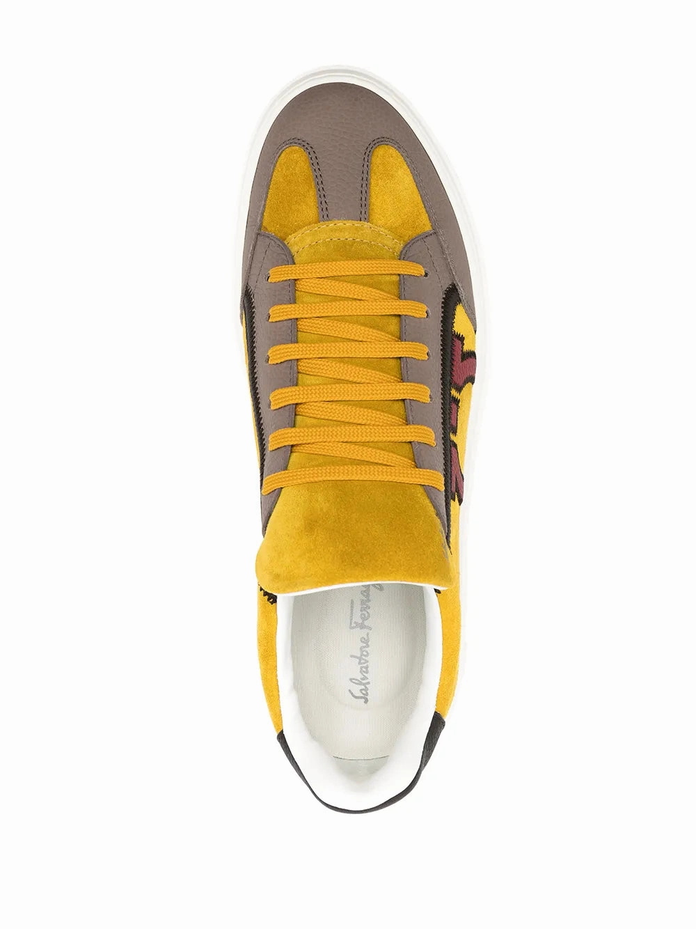 Ferragamo Gancini Colour-Block Sneakers anti - fatigue shoes