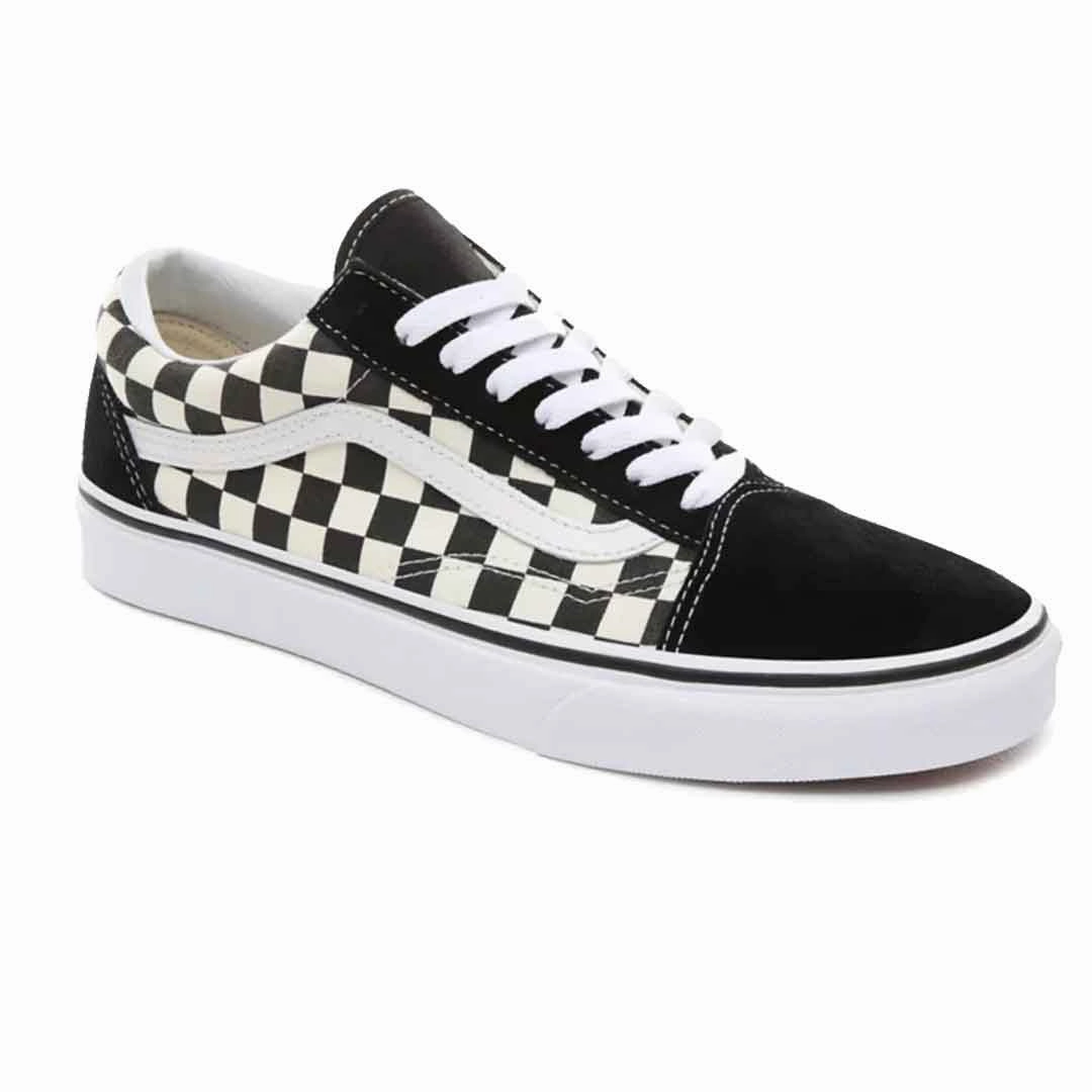 Vans - Unisex Primary Check Old Skool Shoes (38G1P0S) AdjustableStrap
