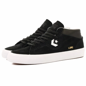 Long distance endurance Cons - Louie Lopez Pro Mid (Black/Black/White) *SALE