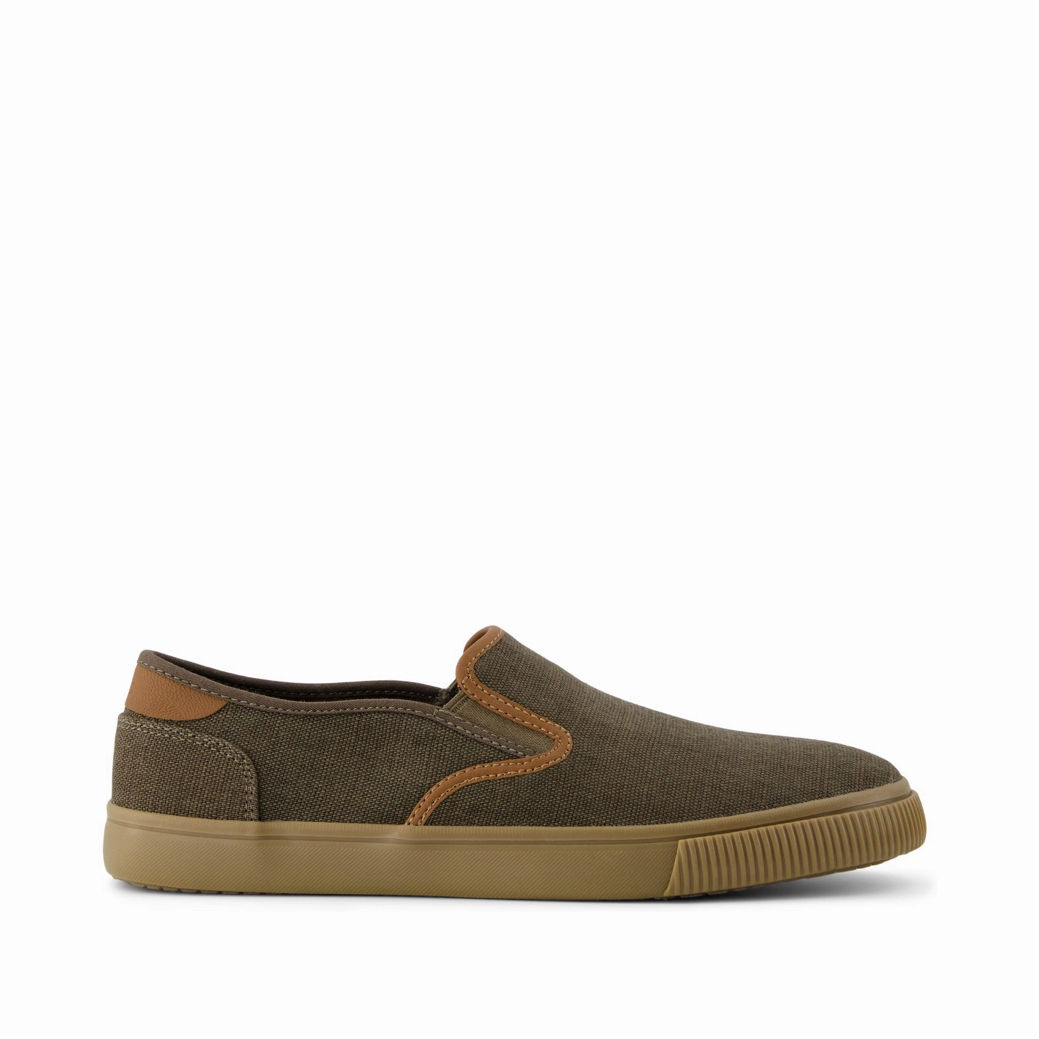 weekend shoes multi - use shoes Baja Olive Heritage Canvas Slip On Sneaker