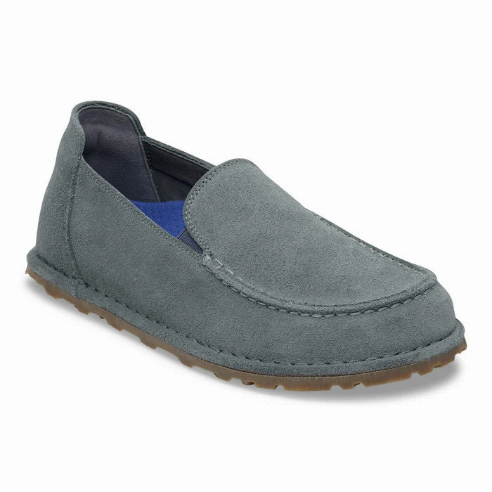 Birkenstock Women's Utti Slip On Loafer in Basalt Grey Look Walk No Tie