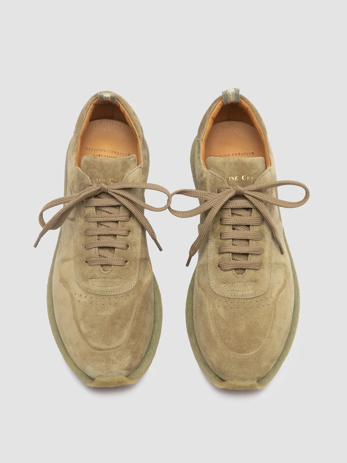 LEGEND 001 - Light Brown Suede Sneakers luxury - brand shoes