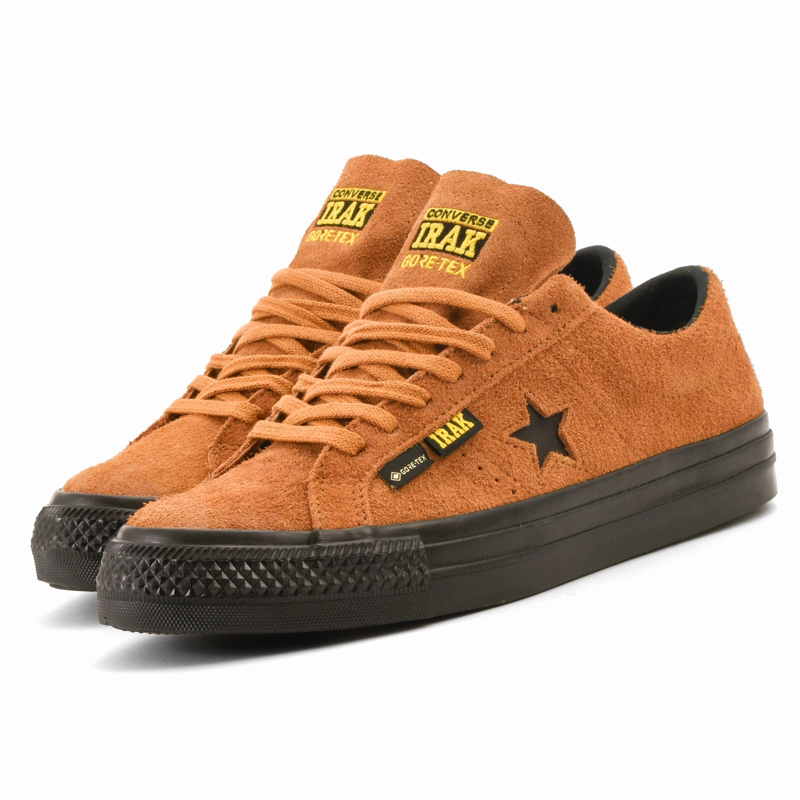 Reflective Trim Comfort Shock Absorption Cons - Converse x IRAK NYC One Star Pro OX (Amber Brown/Black)