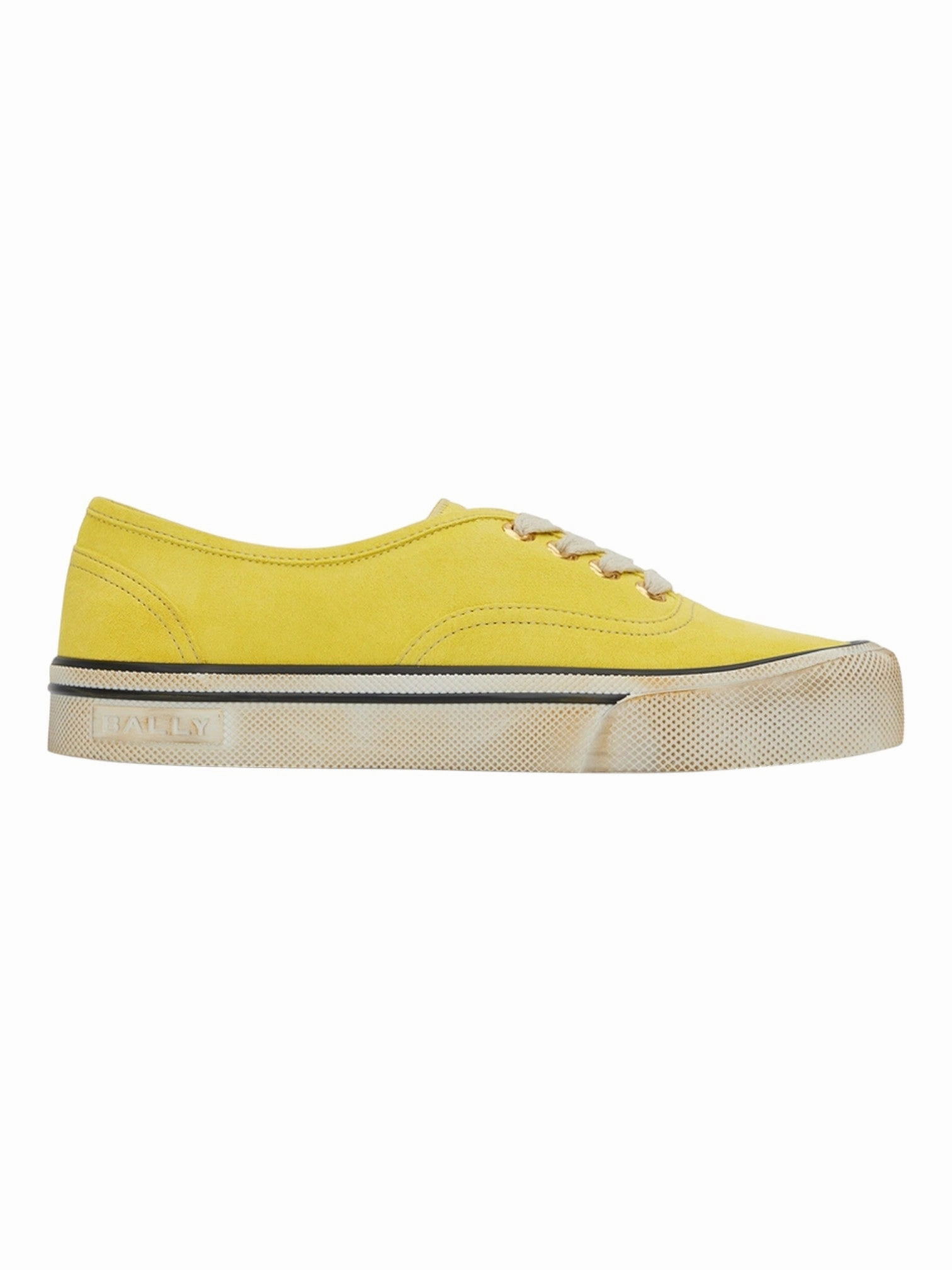 Bally Lyder 6304348 Men's Yellow Suede Leather Sneakers Comfort Insoles