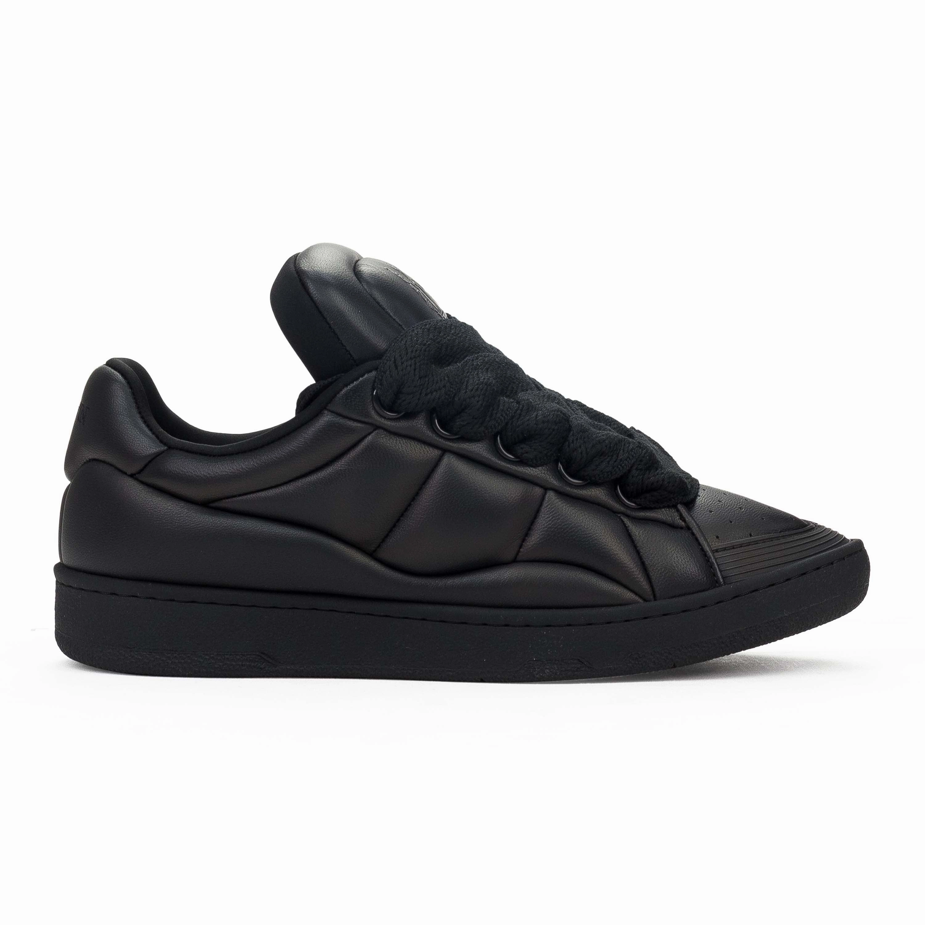 Trendy Look Unisex Design BLACK/BLACK BASSES CURB XL SNEAKERS