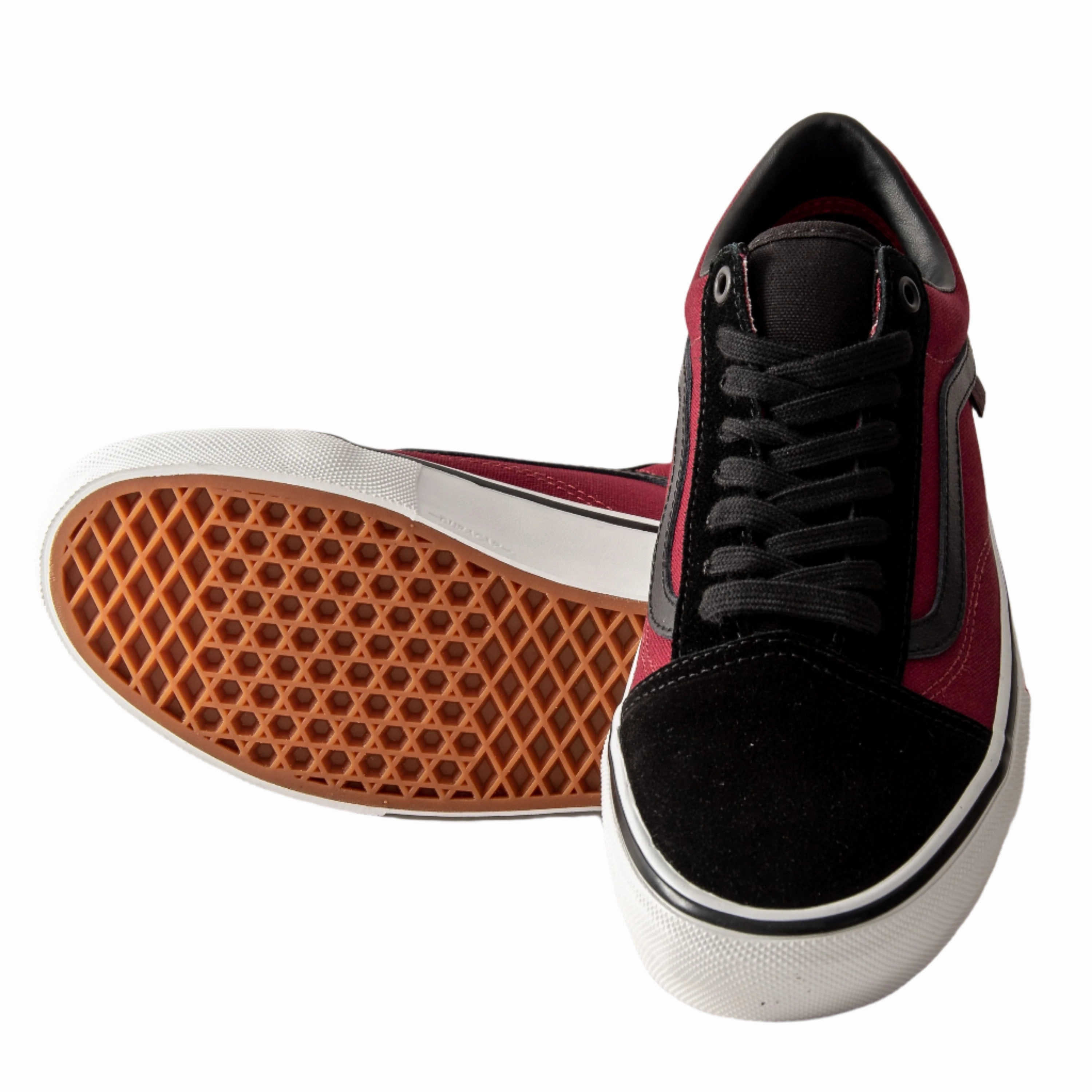 Vans - Skate Old Skool (Port/Black) *SALE running during a foggy day matte shoes