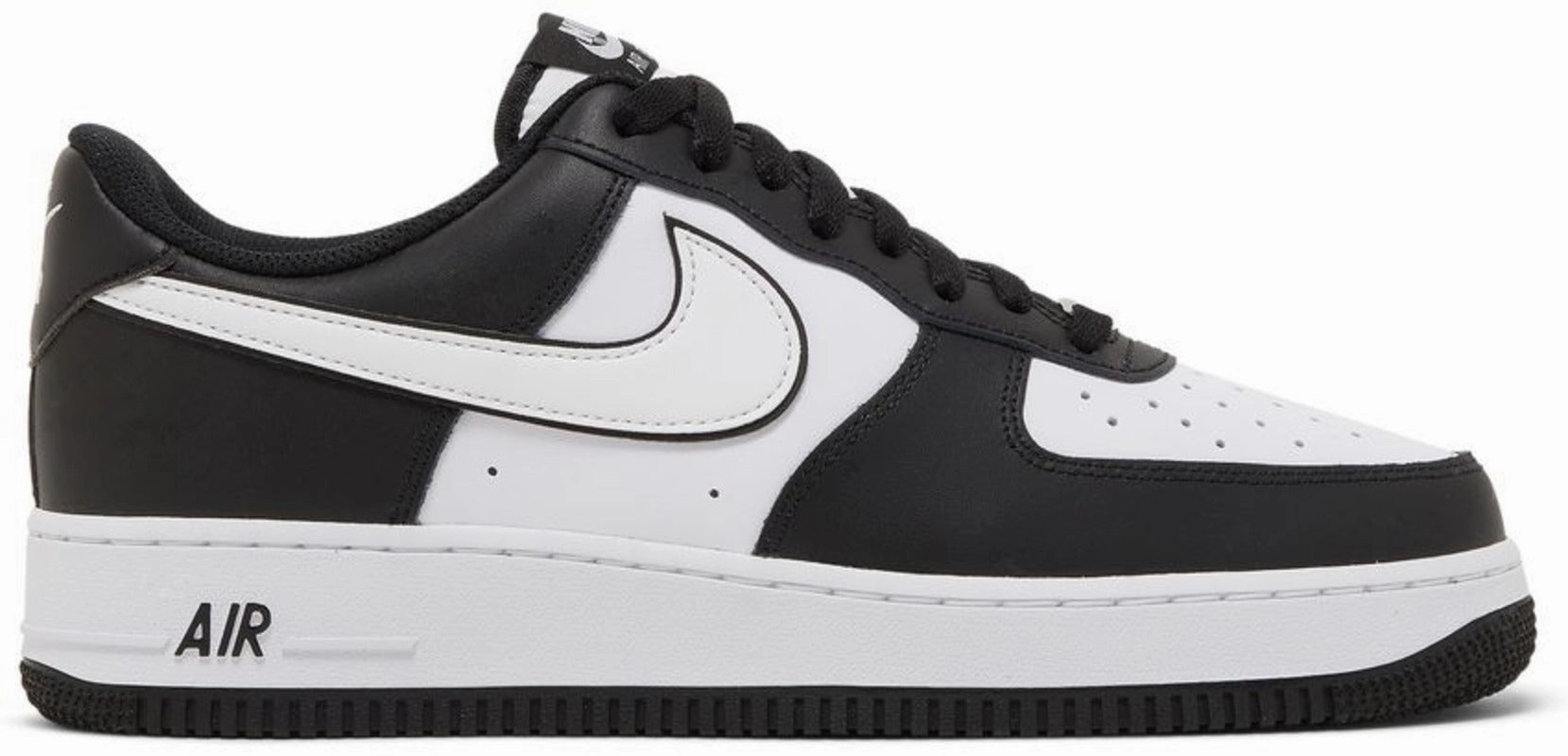 Nike Air Force 1 '07 Low White Swoosh Panda Lightweight Running