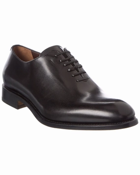 Ferragamo Angiolo Leather Oxford cultural - event running shoes wide - toe box shoes