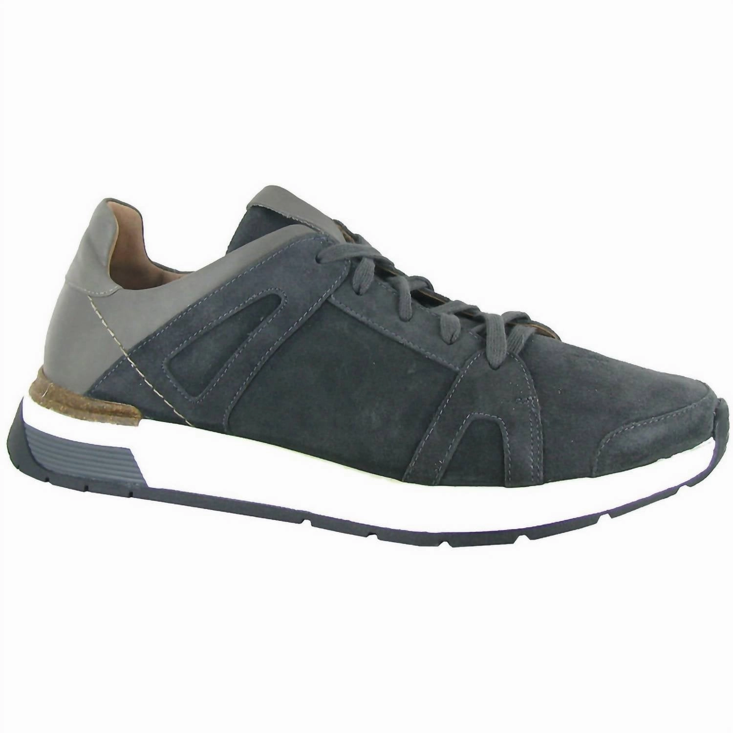 Men's Magnify Sneaker In Oily Midnight Suede/foggy Gray Leather Knee - support