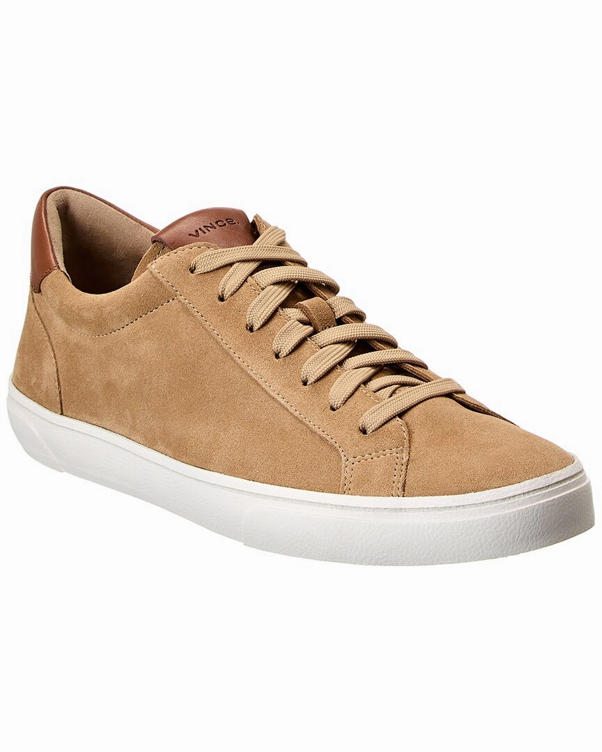 running shoes for men in their 60s Vince Parker Suede Sneaker