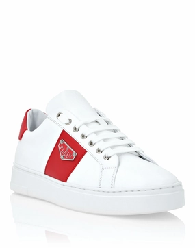 running for a way to stay centered Lo-Top Sneakers Triangle Plein