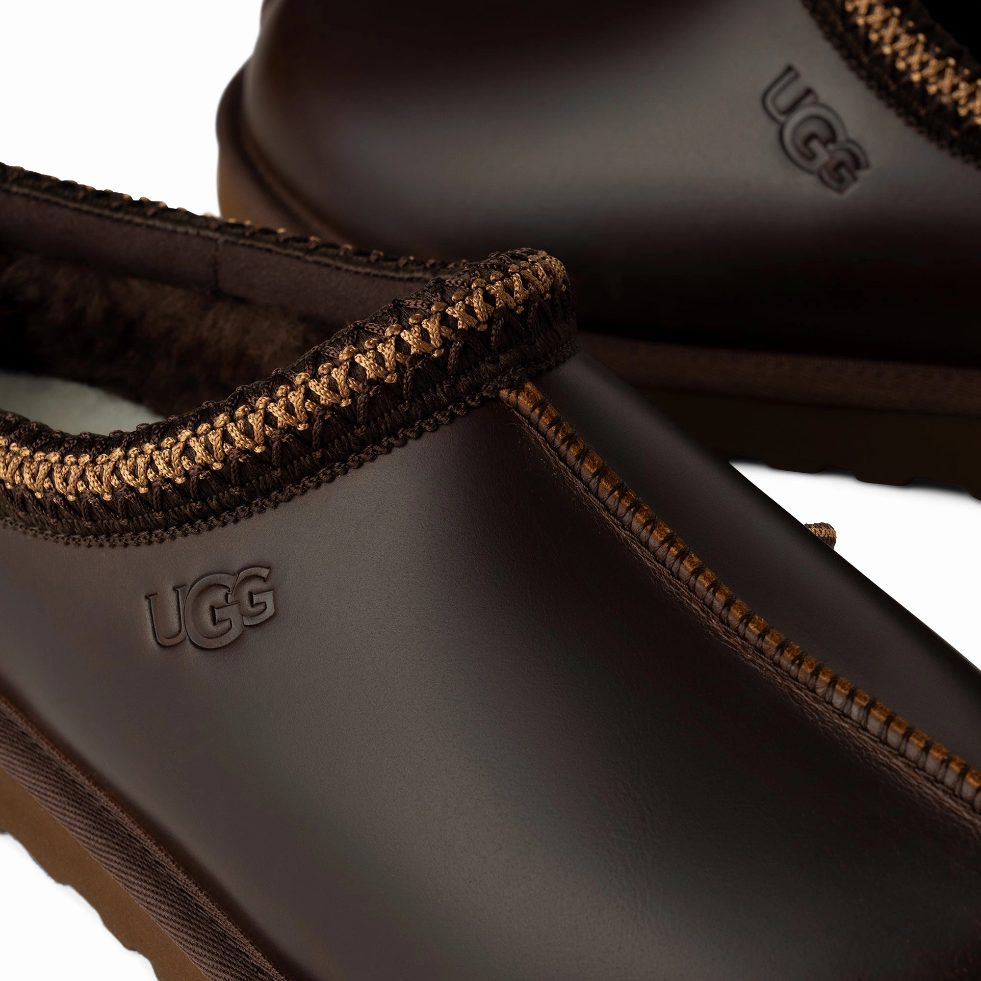 Functional Relaxed sandals Ugg Mens Tasman Leather Regen Slipper