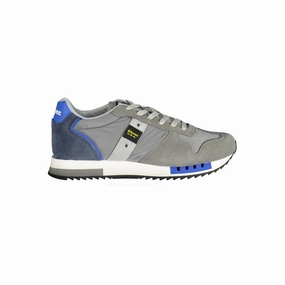 kevlar - upper shoes Comfortable Foot Stretch Blauer Polyester Men's Sneaker