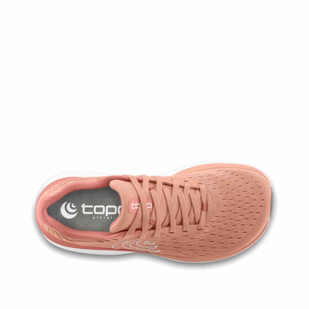 Topo Women's Atmos Sneaker in Dusty Rose/White Feel Flex Green Leaf