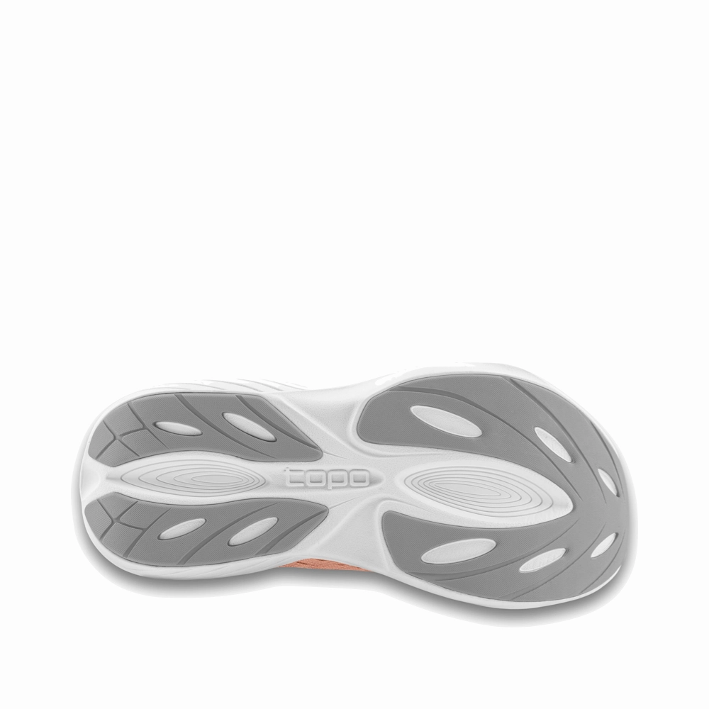 Topo Women's Atmos Sneaker in Dusty Rose/White Pull Hike AdjustableStrap