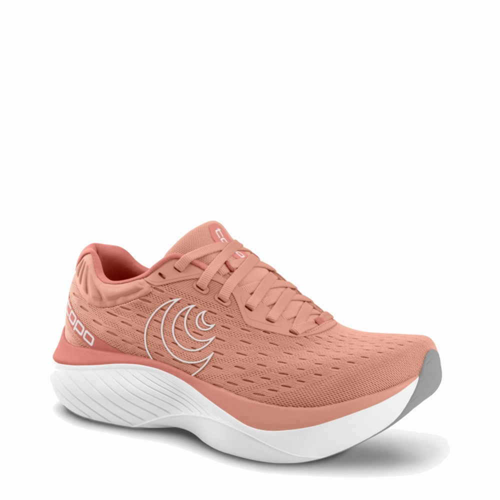 Topo Women's Atmos Sneaker in Dusty Rose/White Lime Fresh