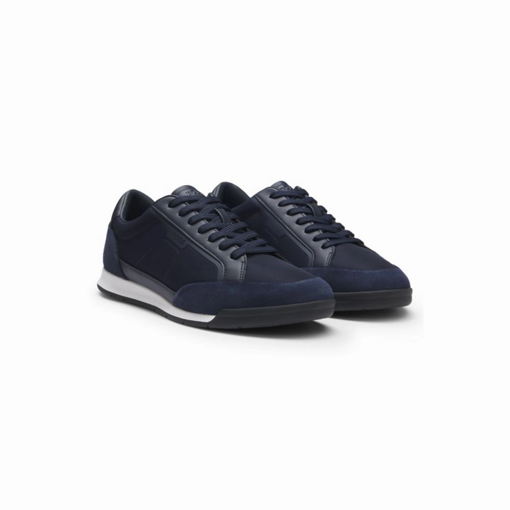 Multi   Directional Flex Low-top trainers with suede and faux leather