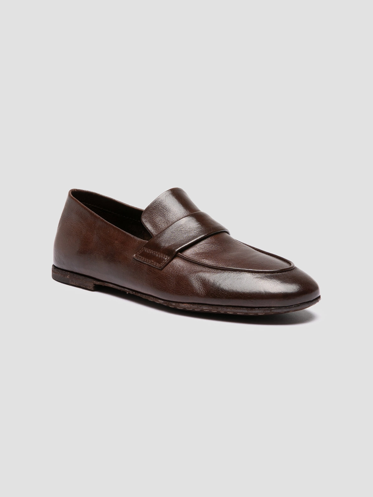 BLAIR DD 001 -Dark Brown Leather Penny Loafers Trendy Appeal