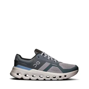 On Men's Cloudrunner 2 Sneaker in Alloy/Chambray Quick Slip